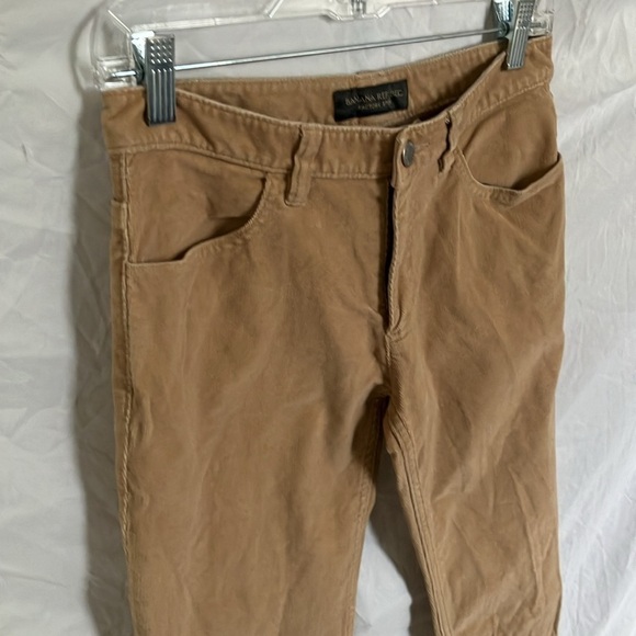 Banana Republic: Tan Stretch Corduroy Bootcut Pants- 4 Regular - Picture 14 of 16